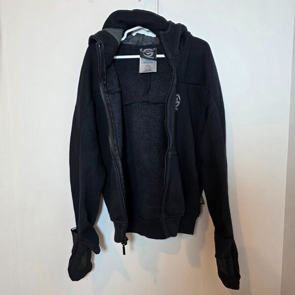 Loki Asventure Hoodie Zip-Up Pocketed Sleeve Size 7 Face Shield & Mitten Unisex - Picture 2 of 11